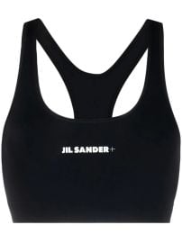 Jil Sander logo-print Training Sports Bra Black at Farfetch